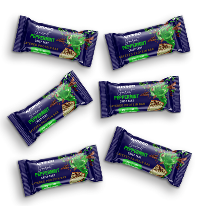 Peppermint Crisp Tart Layered Protein Bar
