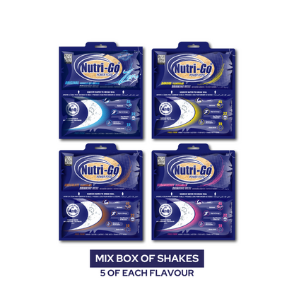 Nutri Go High Energy Shakes dual pouch powerfood
