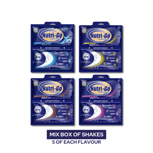 Nutri Go High Energy Shakes dual pouch powerfood