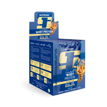 Peanut Butter Crème Gourmet Whey Protein Sachets