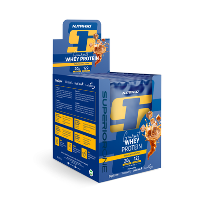 Salted Caramel Toffee Gourmet Whey Protein Sachets