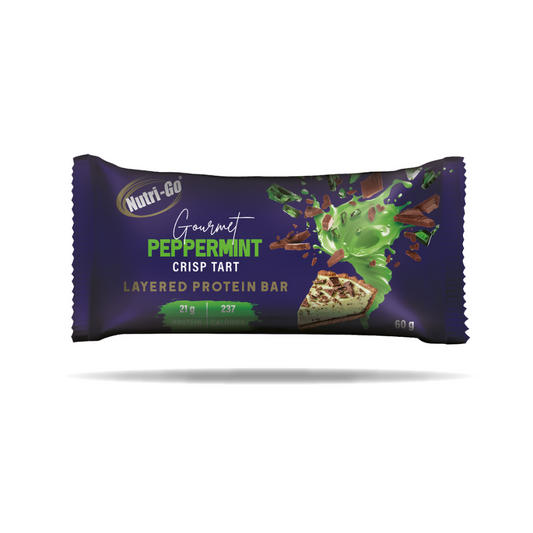 Peppermint Crisp Tart Layered Protein Bar