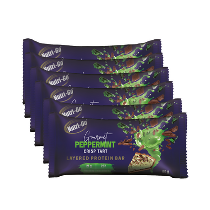 Peppermint Crisp Tart Layered Protein Bar